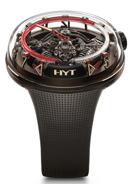 Review HYT H20 brown PVD 251-AD-463-RF-RU Replica watch